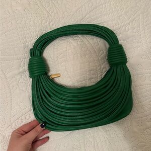 Green shoulder bag